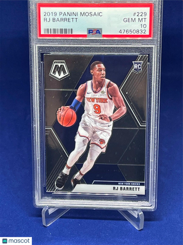 2019 Panini Mosaic RJ Barrett #229 PSA 10