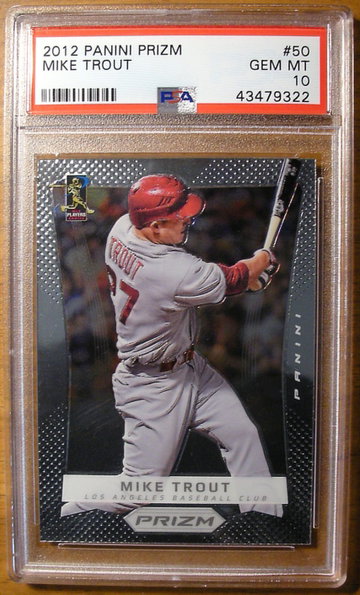 Mike Trout 2012 Prizm #50 PSA 10