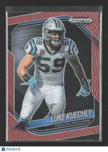 2026 Panini Prizm Black Luke Kuechly #18 Red 046/225