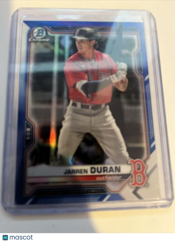 2021 Bowman Chrome Jarren Duran Rookie None Ungraded