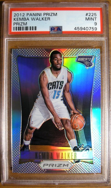Kemba Walker 2012 Prizm #225 Silver Prizms PSA 9