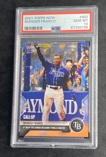 2021 Topps Now Wander Franco 402 PSA 10