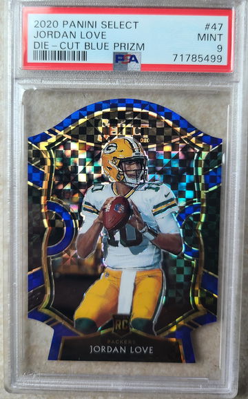 2020 Panini Select Jordan Love PSA-9