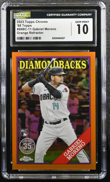 2023 Topps Chrome #88BC-11 Gabriel Moreno 1988 35th Anniversary CGC 10