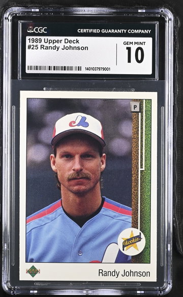 1989 UPPER DECK RANDY JOHNSON #25 CGC 10 BS.E1.23