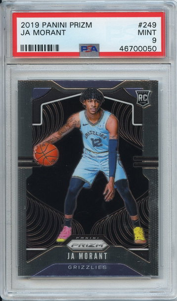 Ja Morant Prizm Rookie PSA 9