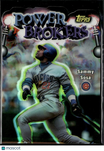 Sammy Sosa 1998 Topps Power Brokers Refractor Chicago Cubs