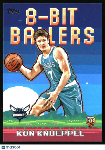 2025-26 Topps Kon Knueppel #8B-34 8-Bit Ballers Charlotte Hornets