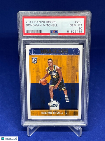 2017 Panini Hoops Donovan Mitchell #263 PSA 10
