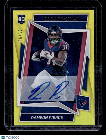 2022 Rookies & Stars Dameon Pierce Gold Rookie