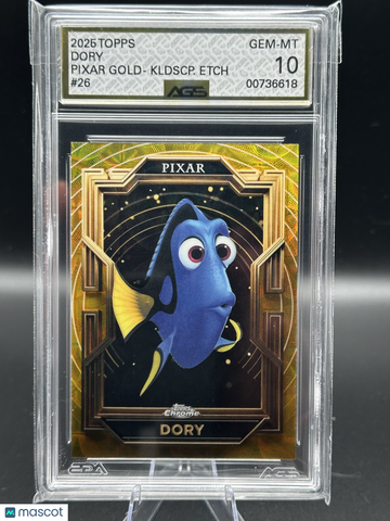 2025 Topps Chrome Pixar GOLD AGS 10