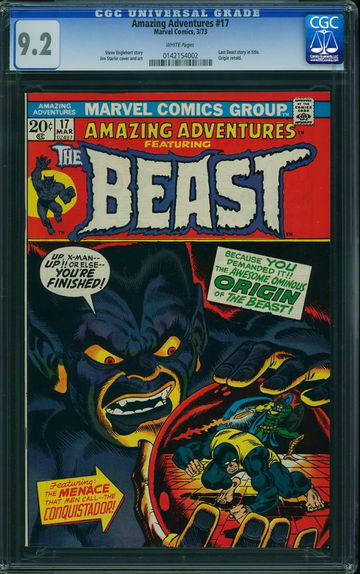 AMAZING ADVENTURES #17, CGC 9.2 NM-