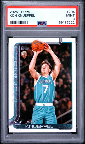 2025 Topps Series 1 Kon Knueppel #204 PSA 9