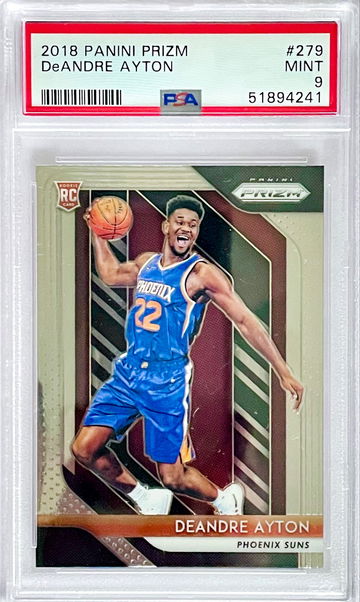2018 Panini Prizm DeAndre Ayton RC #279 PSA 9 MINT