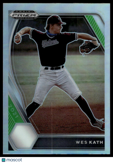 2021 Panini Prizm Draft Picks Wes Kath #PDP57 Silver Prizm