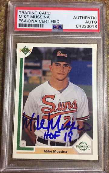 Mike “Moose” Mussina RC Auto PSA/DNA