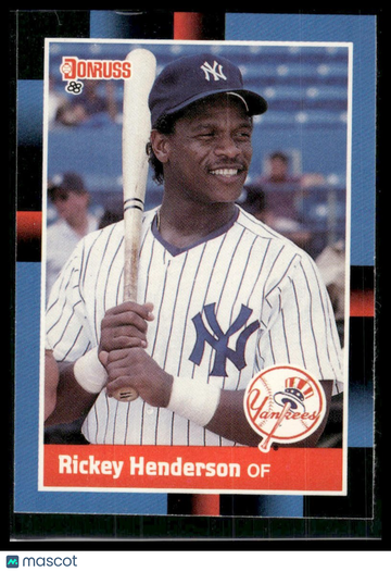 1988 Donruss Rickey Henderson #277
