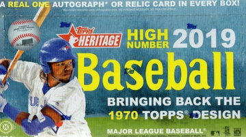 2019 Topps Heritage High Number Baseball 12 Box Case Guerrero Alonso Jimenez Tatis