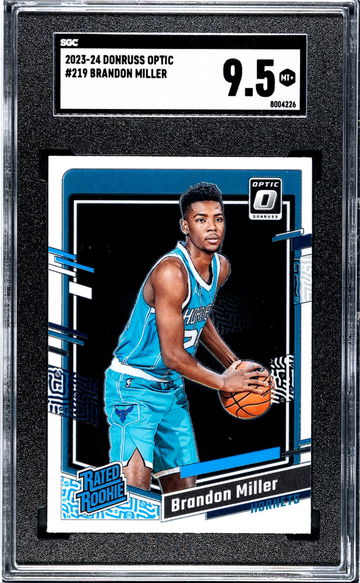 2023 Panini Donruss Optic Brandon Miller #219 RC SGC 9.5
