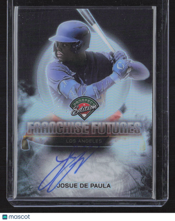 2025 Panini Prospect Edition Franchise Futures Auto Josue De Paula #FFS-JD Silver RC