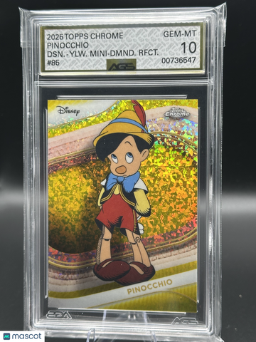 2025 Topps Chrome Pixar GOLD AGS 10