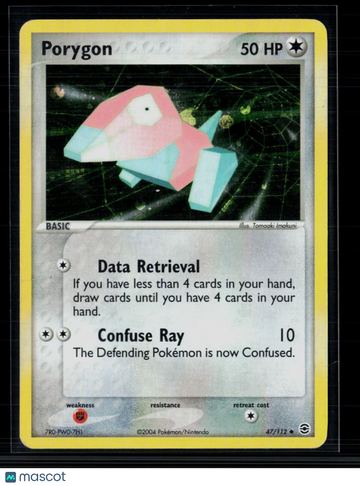 2004 EX FireRed & LeafGreen Porygon Uncommon #47/112