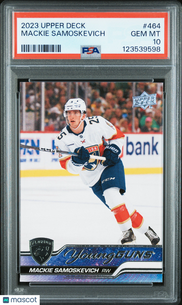 2023-24 Upper Deck Mackie Samoskevich #464 Young Guns Rookie PSA 10