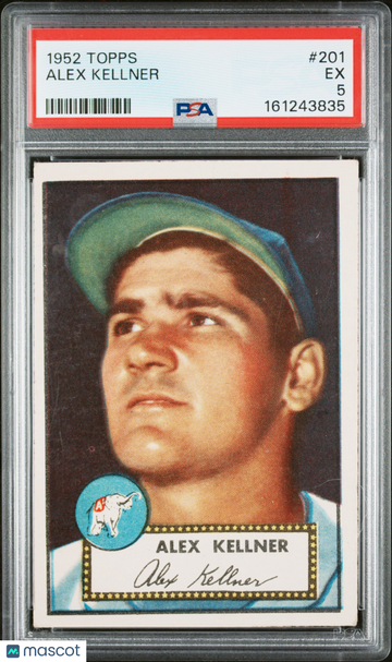1952 Topps Alex Kellner #201 PSA 5
