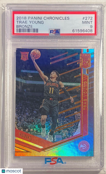 2018 Panini Chronicles Trae Young #272 Bronze PSA 9