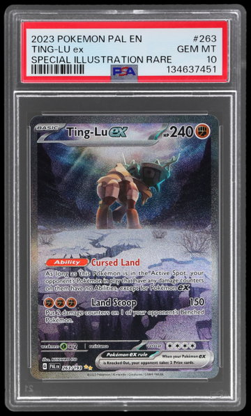 2023 Pokemon Scarlet And Violet Paldea Evolved Ting-lu EX Special Illustration Rare PSA 10