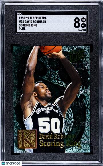 1996 Fleer Ultra David Robinson #24 Scoring King Plus SGC 8