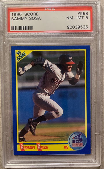 1990 Score Sammy Sosa RC #558