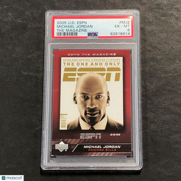 2005 Upper Deck Espn The Magazine Michael Jordan #MJ2 The Magazine PSA 6