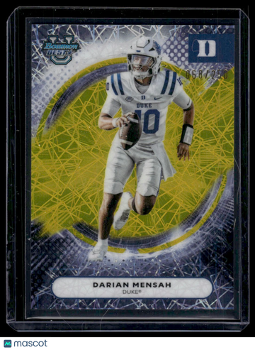 2025 Topps Bowman U Best Darian Mensah #26 /250