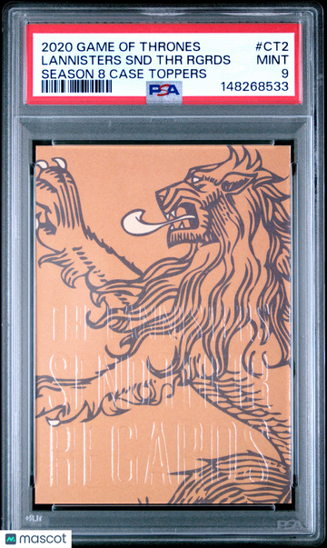 2020 Game Of Thrones Season 8 Case Toppers Lannisters SND THR Rgrds #CT2 PSA 9