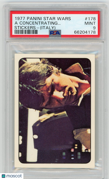1977 Panini Stickers Star Wars (Italy) A Concentrating.. . #178 PSA 9