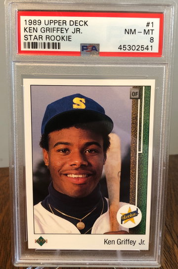 PSA 8 1989 Upper Deck Ken Griffey Jr. #1