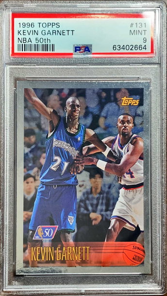 1996 Topps NBA 50th #131 PSA 9 Mint 