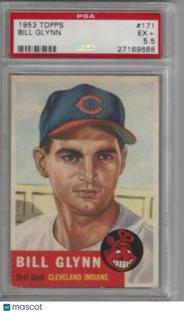 1953 Topps Bill Glynn #171 Base Set PSA PSA 5.5