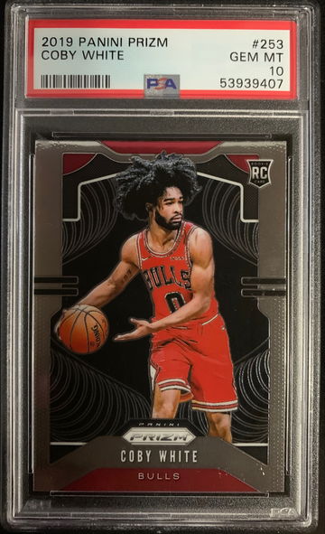 2019 Panini Prizm Coby White PSA 10