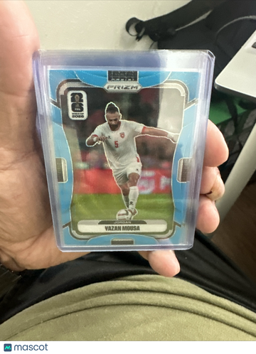 2026 Panini Prizm World Cup Yazan Mousa #274 Light Blue Wave Jordan Soccer Card