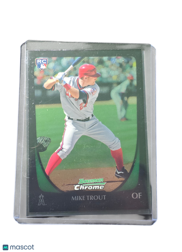 2011 Topps Bowman Chrome Draft Mike Trout #101 RC