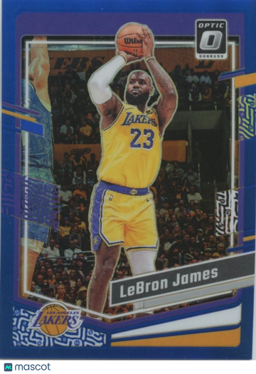2023 LeBron James #65 Blue Prizm Base Set Donruss