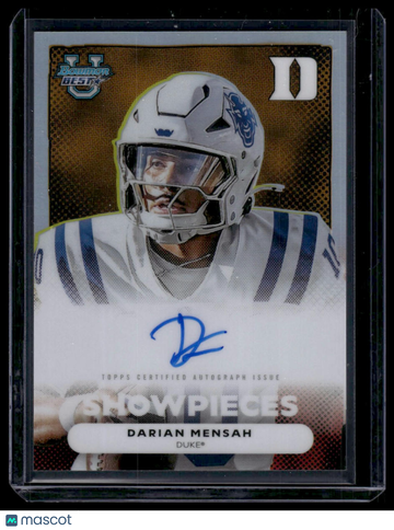 2025 Bowman University's Best Football Darian Mensah #BSA-DME Showpieces Bowman