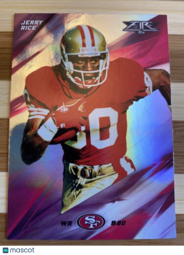 Jerry Rice 2015 Topps Fire Flame Foil #29 SP Parallel HOF Insert