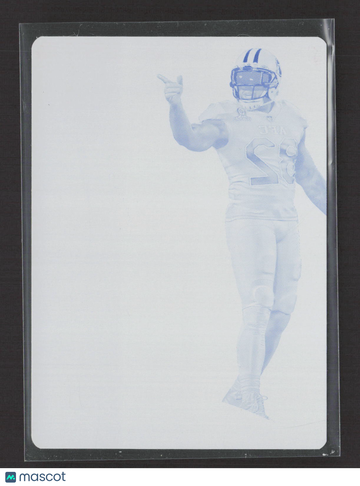 2019 Panini Plates & Patches Delanie Walker #PB-15 Cyan /1 Printing Plate