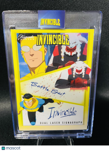 2025 Keepsake Edition Invincible Season 1 Battle Beast Invincible 6/100 Dual Laser Signagraph #CC-14