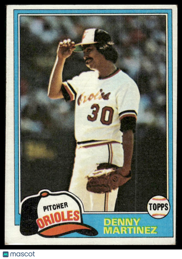 1981 Topps Denny Martinez #367