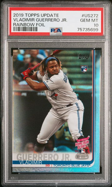 2019 Topps Update Series Vladimir Guerrero Jr. #US272 - Rainbow Foil - PSA 10