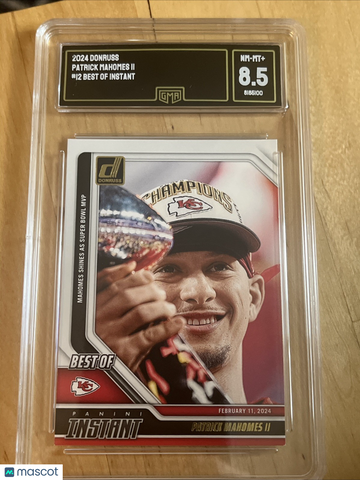 2024 PANINI DONRUSS BEST OF INSTANT PATRICK MAHOMES II #12 GMA 8.5